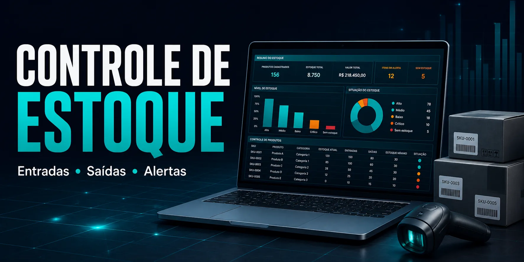 Capa de Controle de Estoque Simplificado